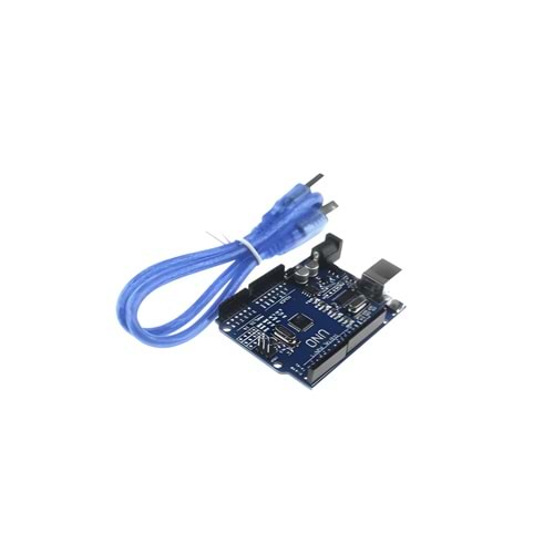 Arduino UNO R3 Geliştirilmiş CH340 Chip + USB Kablo Dahil