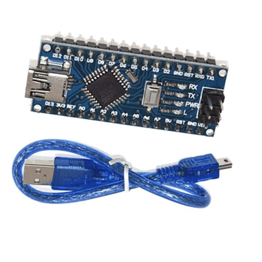 Arduino NANO Bord (CH340G) + Mikro USB Kablo Dahil