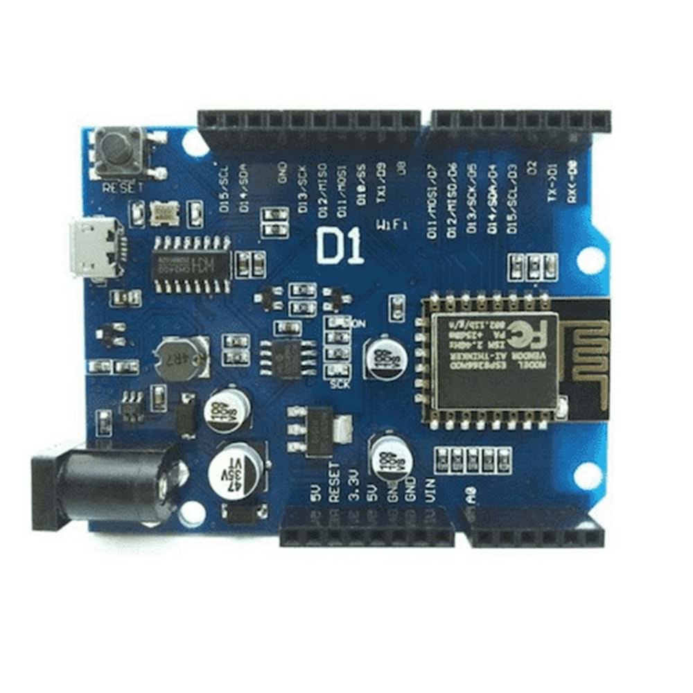 WeMos D1-ESP8266 Tabanlı Arduino Kartı Kablosuz