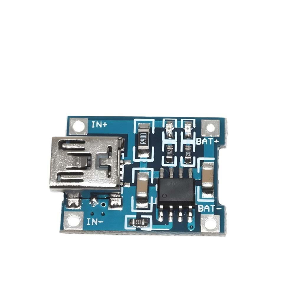 TP4056 5V 1A Li-Pil Şarj Modülü (Mini USB)