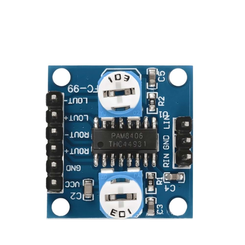 PAM8406 2x5W Mini Dijital Ses Yükseltici Modülü