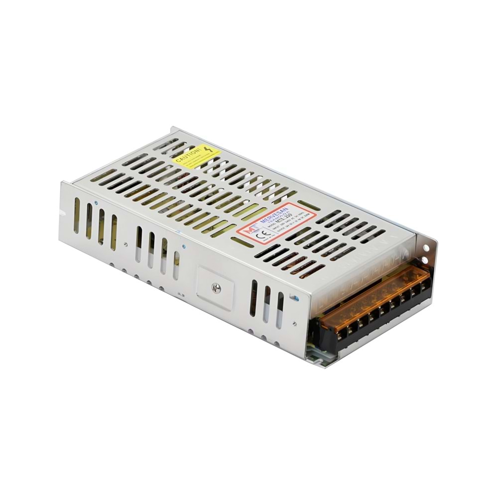 12V 20.8A 250W Metal Kasa Adaptör - SMPS, İç Mekan MTE MTE-250-12 Mervesan