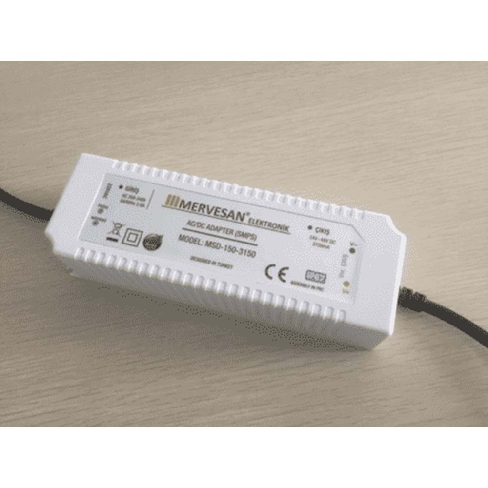 18-36V 4200 mA. 150W LED Sürücü SMPS IP-67, Sabit Akım Led Driver MTD-150-4200 Mervesan