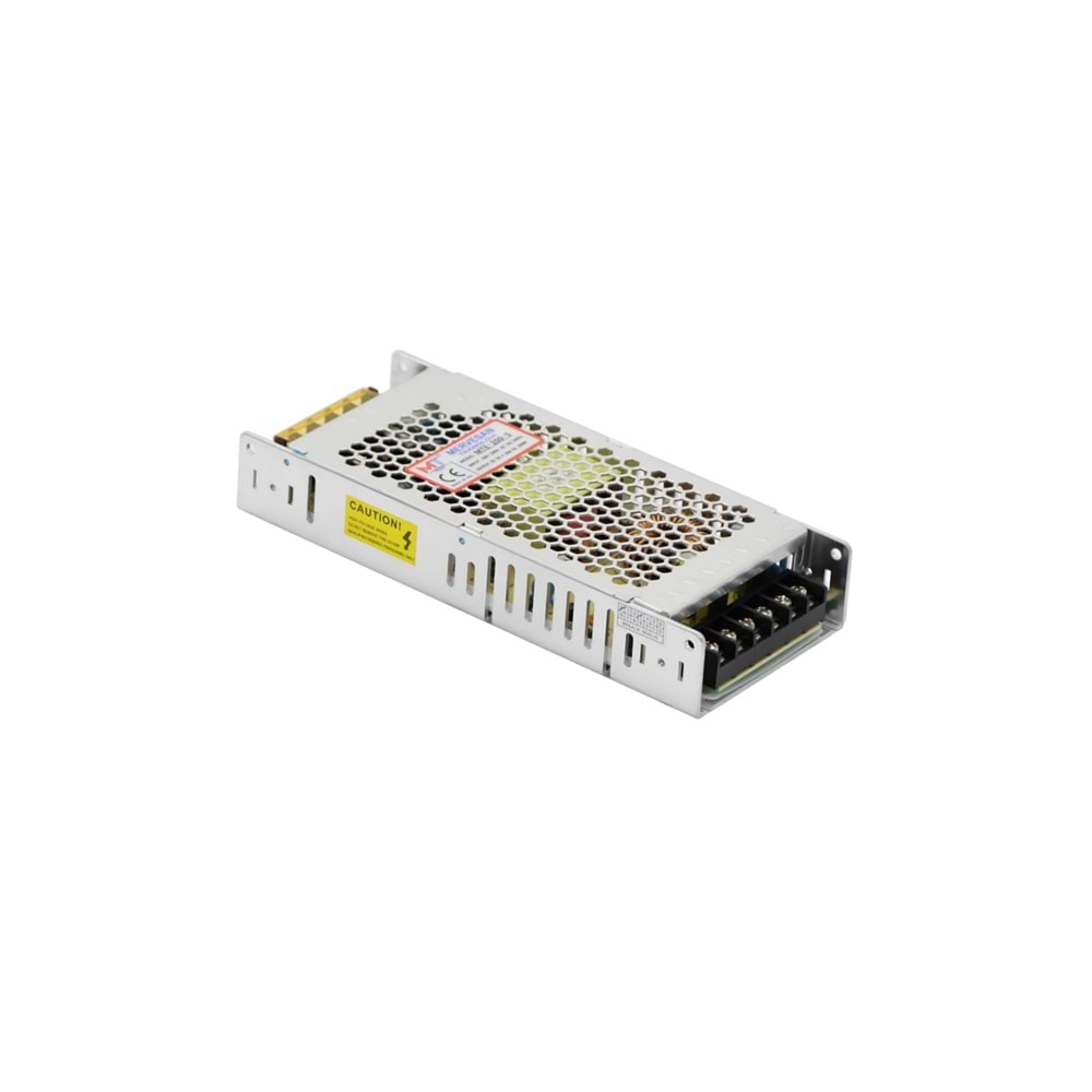 5V 40A 200W Metal Kasa Adaptör - SMPS, İç Mekan MTE MTE-200-5 Mervesan