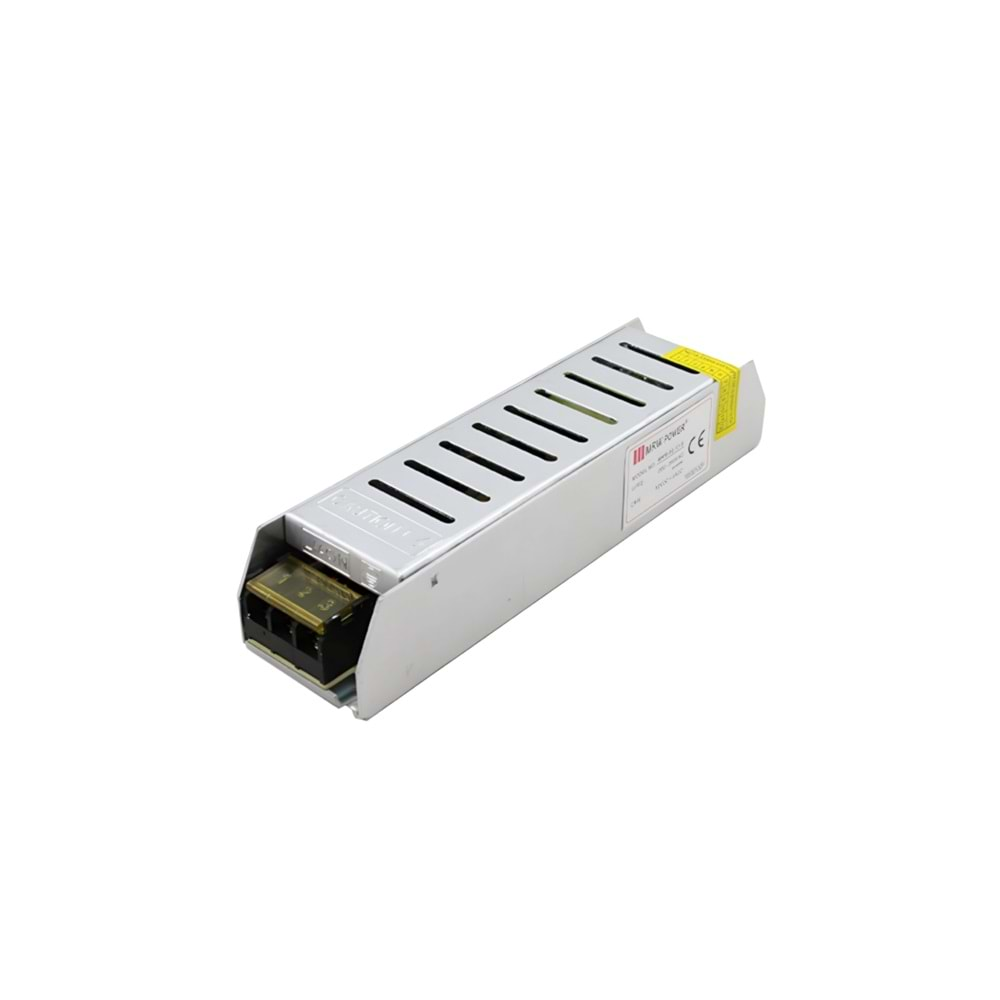 12VDC 5A 60W Metal Kasa Adaptör - SMPS, İç Mekan Ekonomik MRW-60-12-S Mervesan