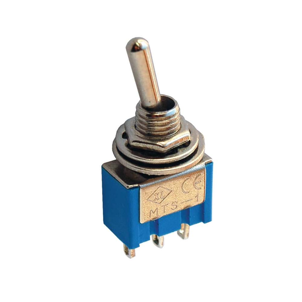 IC-139A Toggle Switch On-Off 3P Çap 6mm MTS-102 A Kaliteli