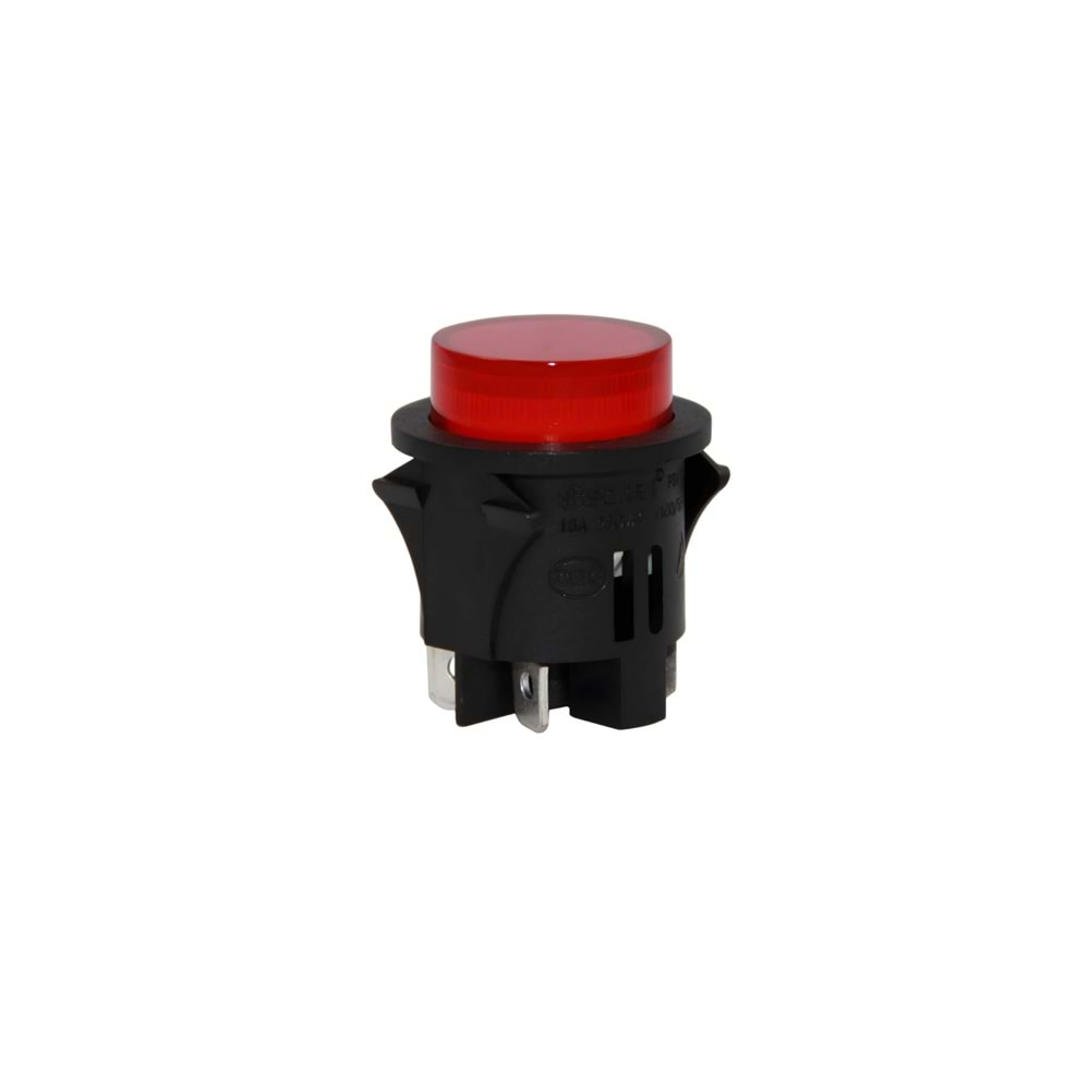 IC-180G Anahtar Basmalı 4P Kalıcı Yuvarlak 25mm