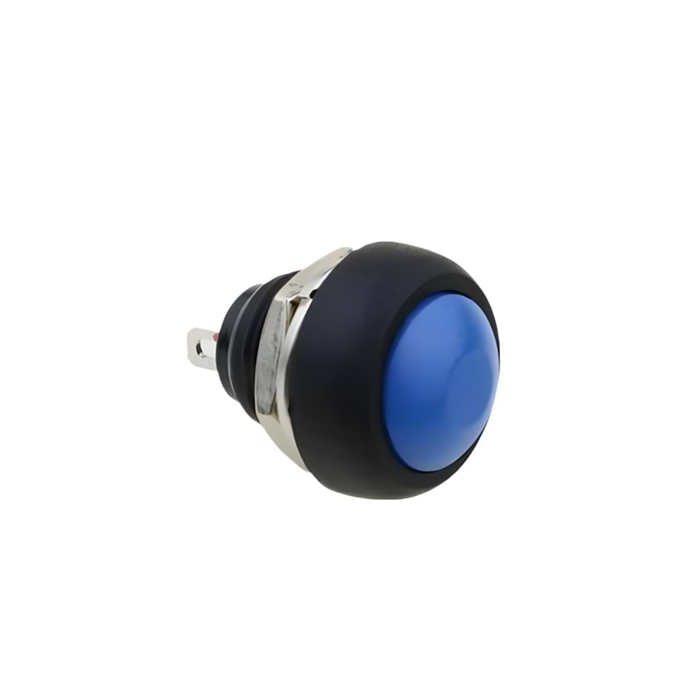 IC-184 Buton Çap 12mm (Pbs33B), Mavi Renk