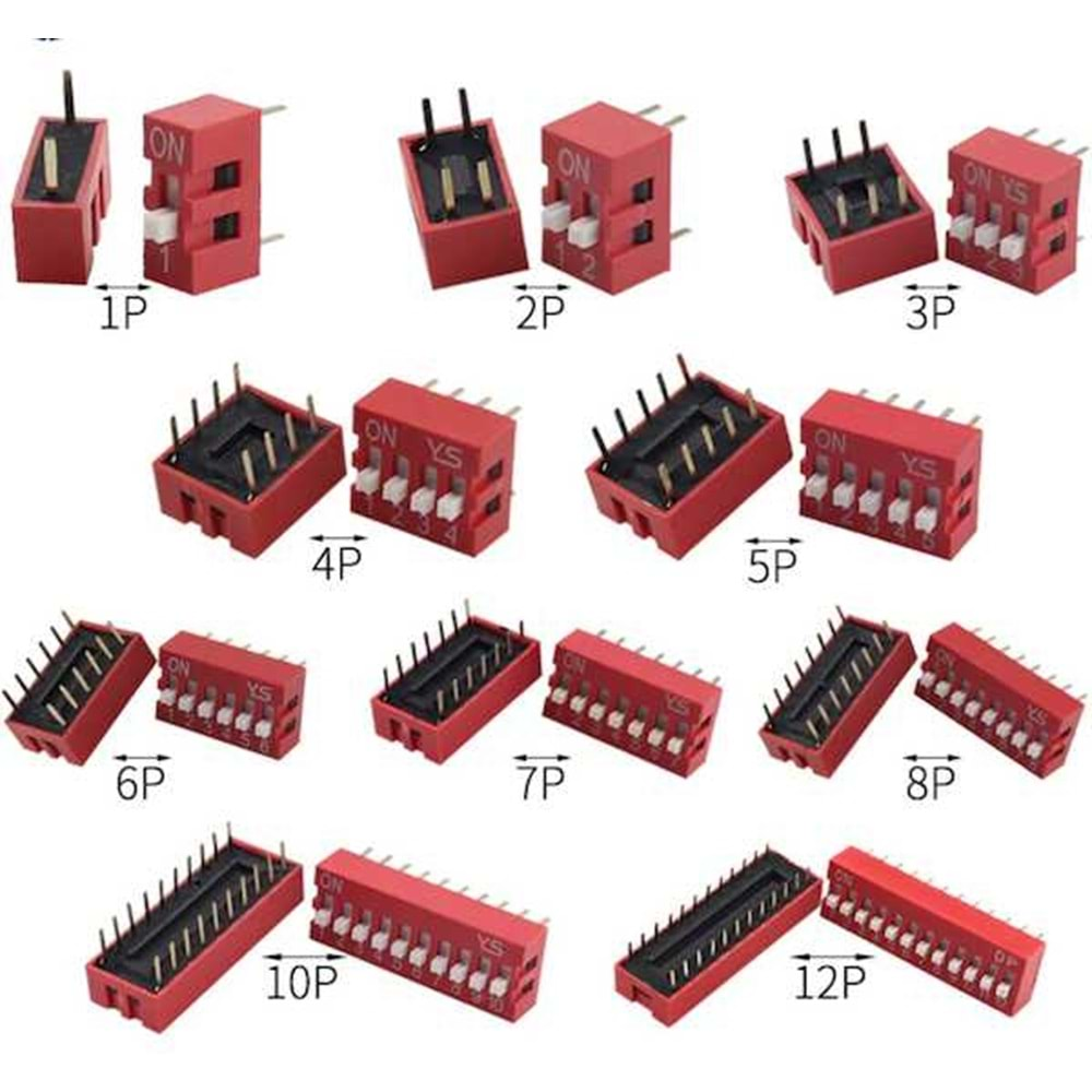 3 lü Dip Switch