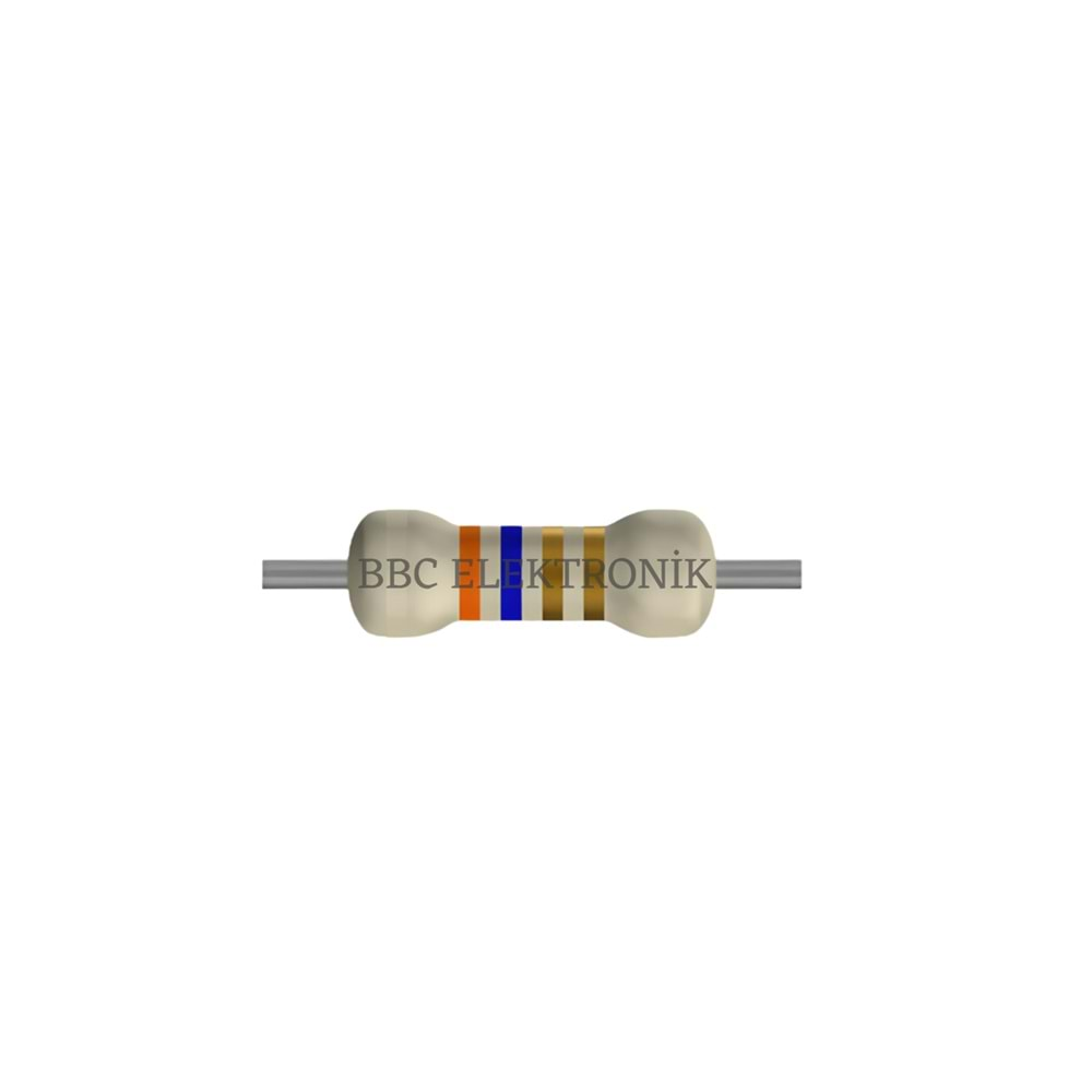 3.6 Ohm 1/4 Watt Direnç - Resistor, 3R6