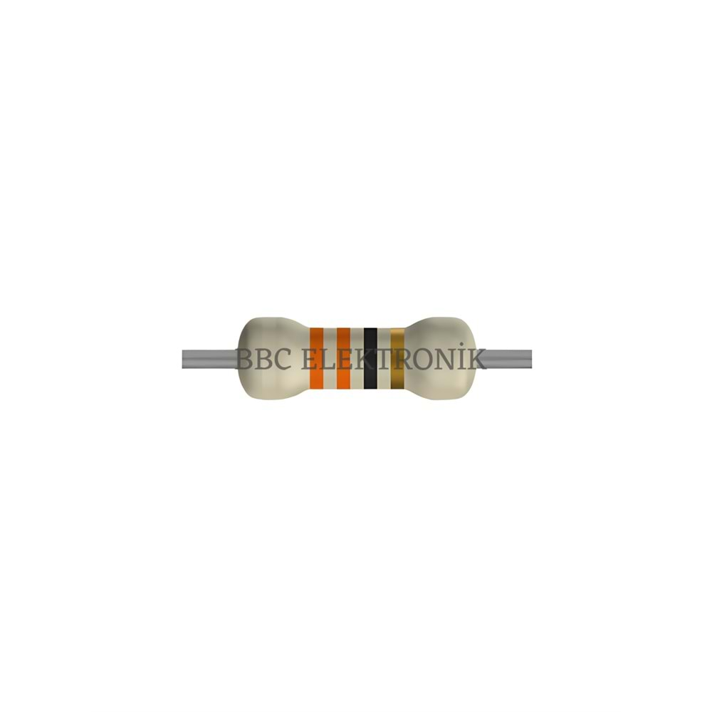 33 Ohm 1/4 Watt Direnç - Resistor, 33R