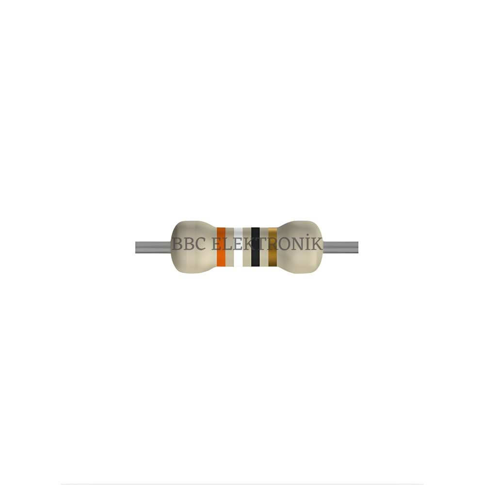 39 Ohm 1/4 Watt Direnç - Resistor, 39R