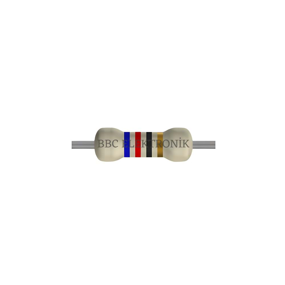 62 Ohm 1/4 Watt Direnç - Resistor, 62R