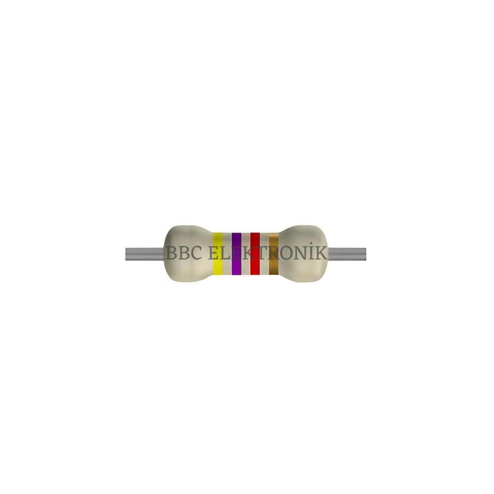 4.7 KOhm 1/4 Watt Direnç - Resistor, 4K7