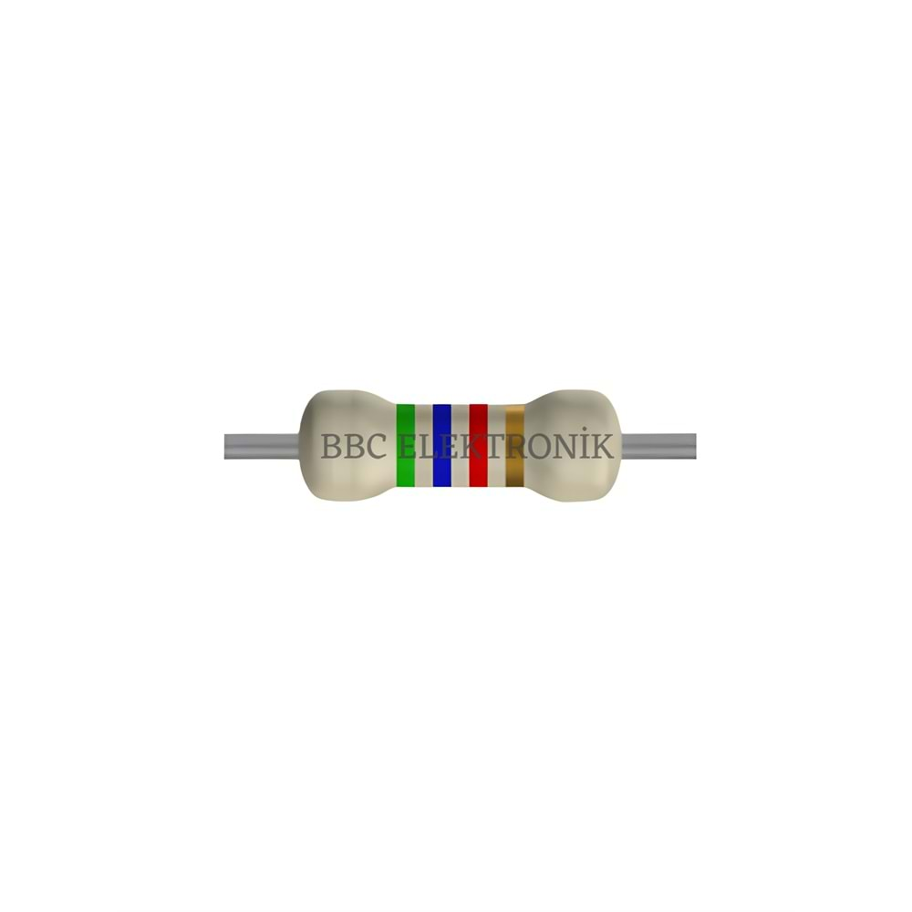 5.6 KOhm 1/4 Watt Direnç - Resistor, 5K6