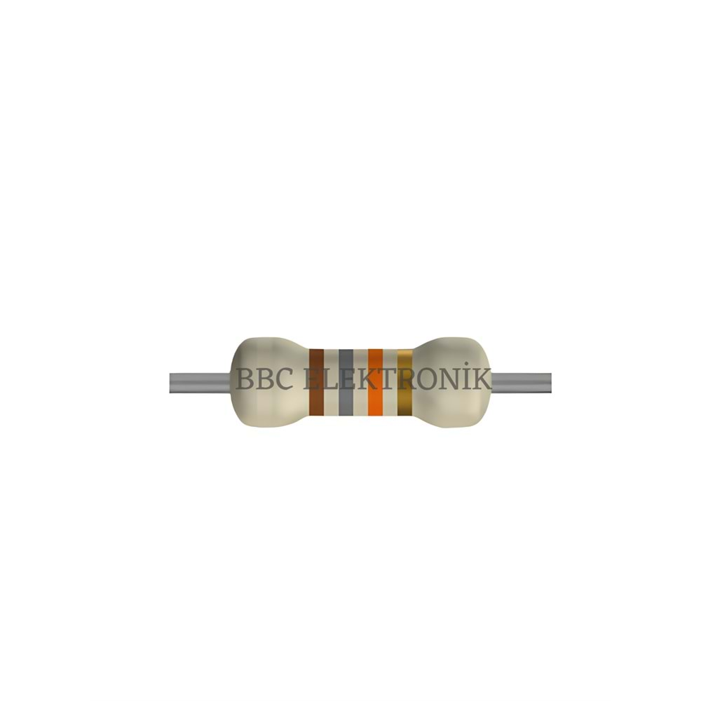 18 KOhm 1/4 Watt Direnç - Resistor, 18K