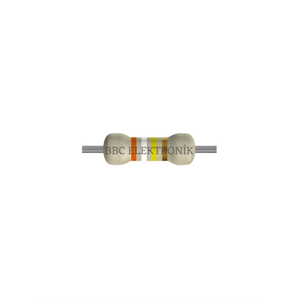 390 KOhm 1/4 Watt Direnç - Resistor, 390K