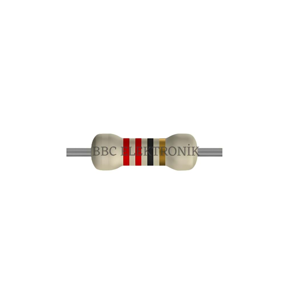 22 Ohm 1 Watt Direnç - Resistor, 22R