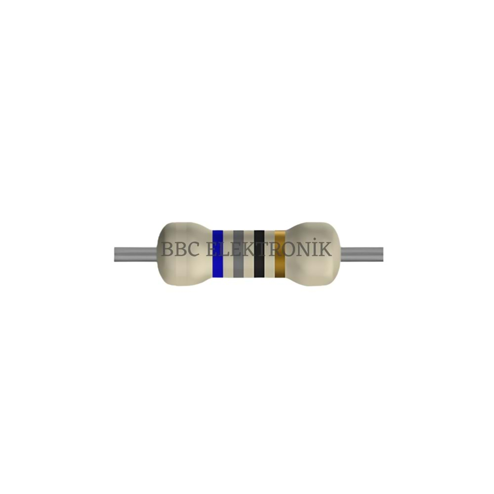 68 Ohm 1 Watt Direnç - Resistor, 68R