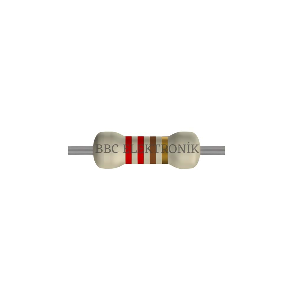 220 Ohm 1 Watt Direnç - Resistor, 220R