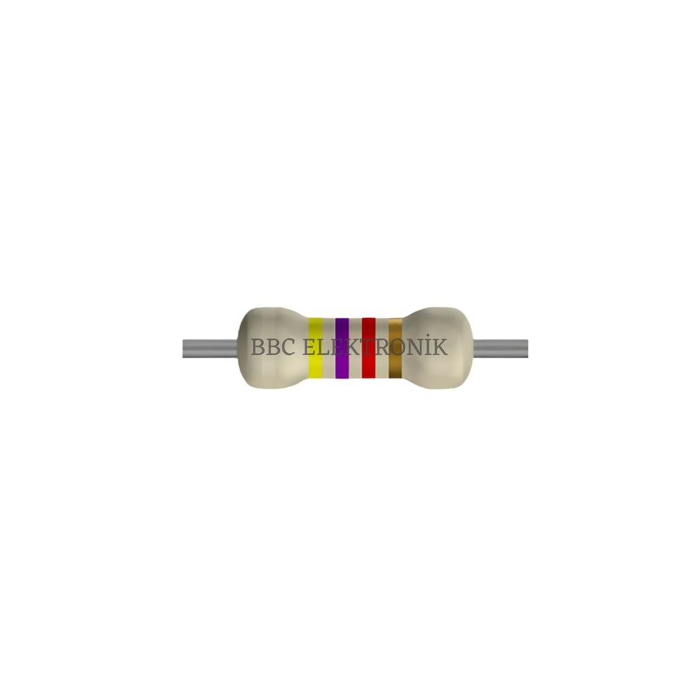 4.7 KOhm 1 Watt Direnç - Resistor, 4K7