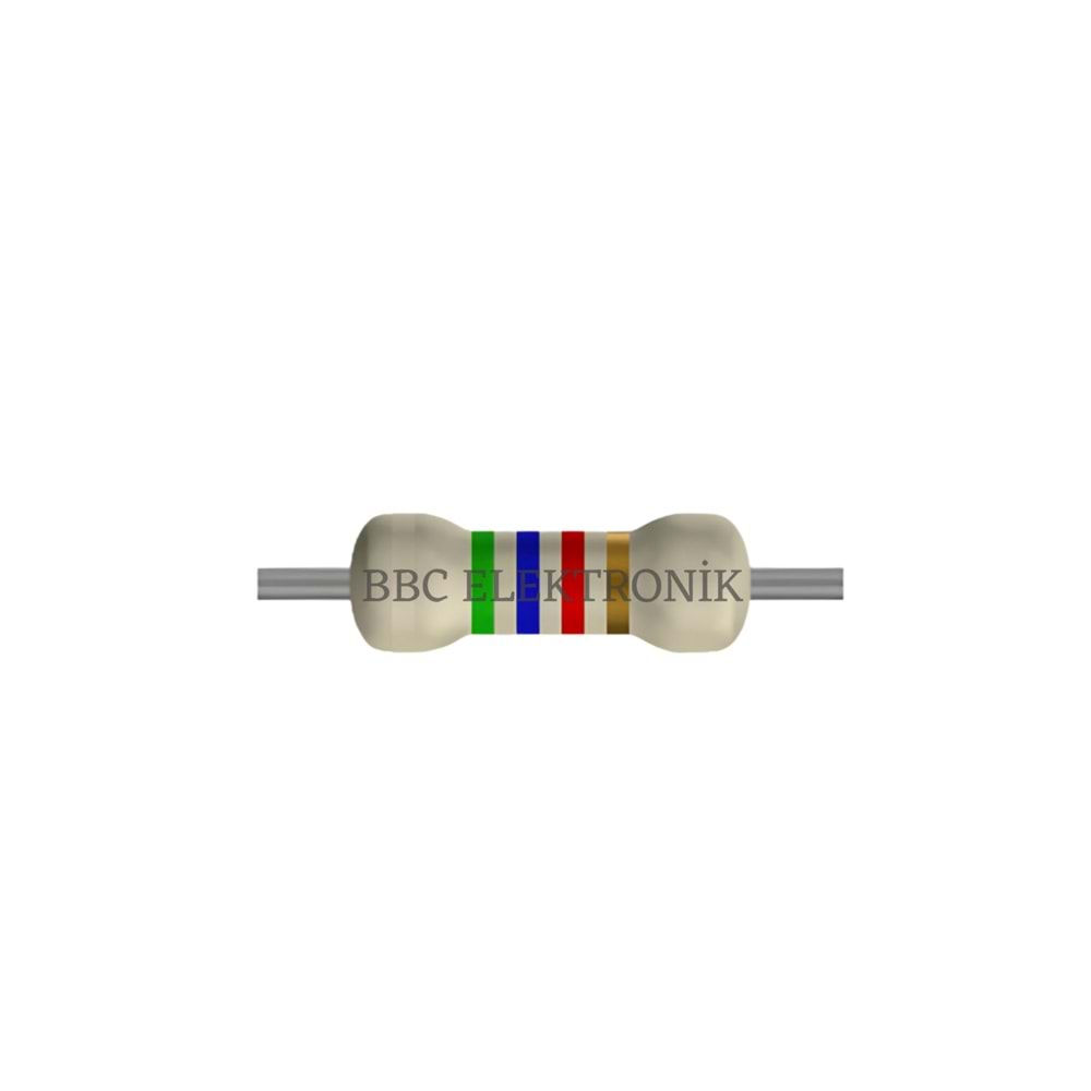 5.6 KOhm 1 Watt Direnç - Resistor, 5K6