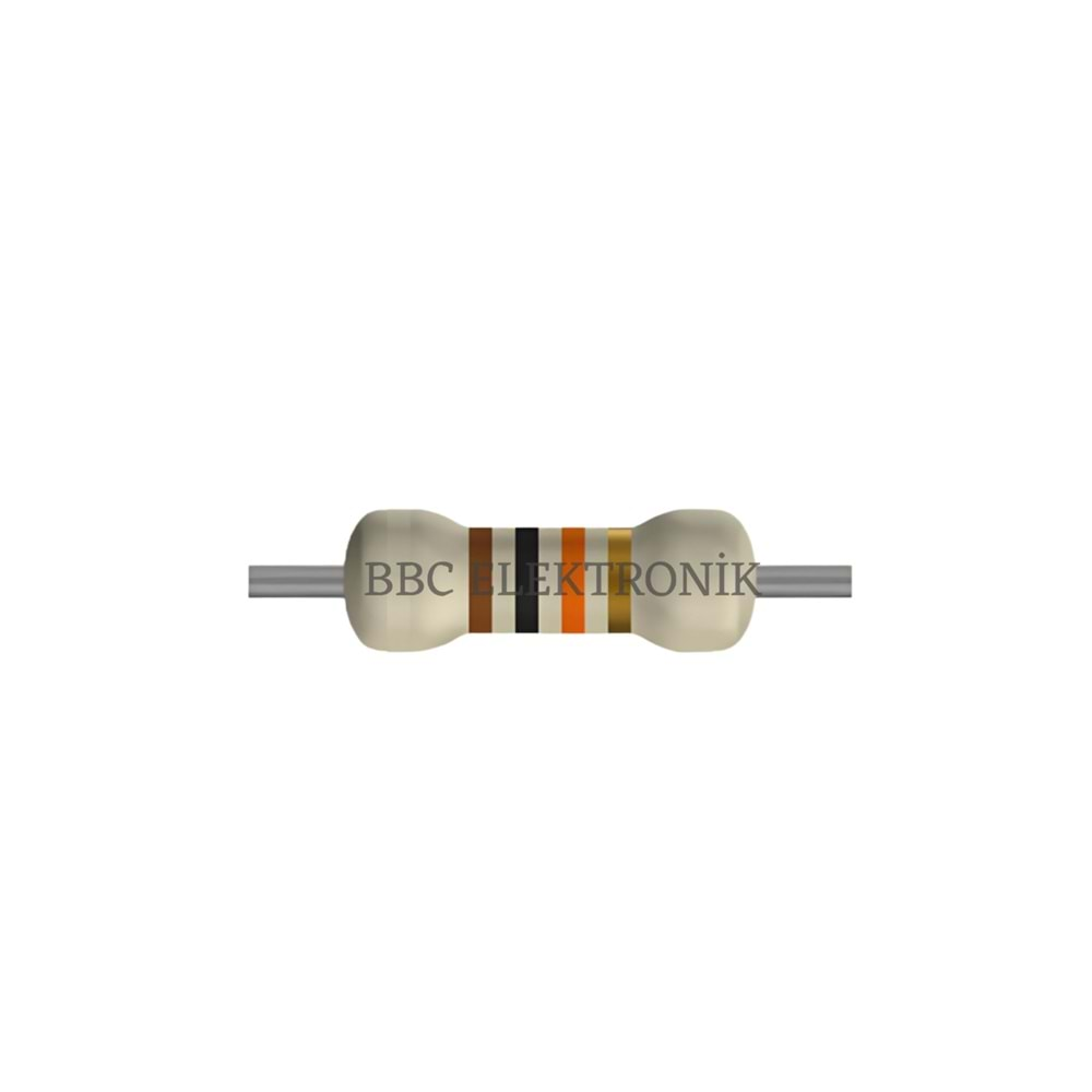 10 KOhm 1 Watt Direnç - Resistor, 10K