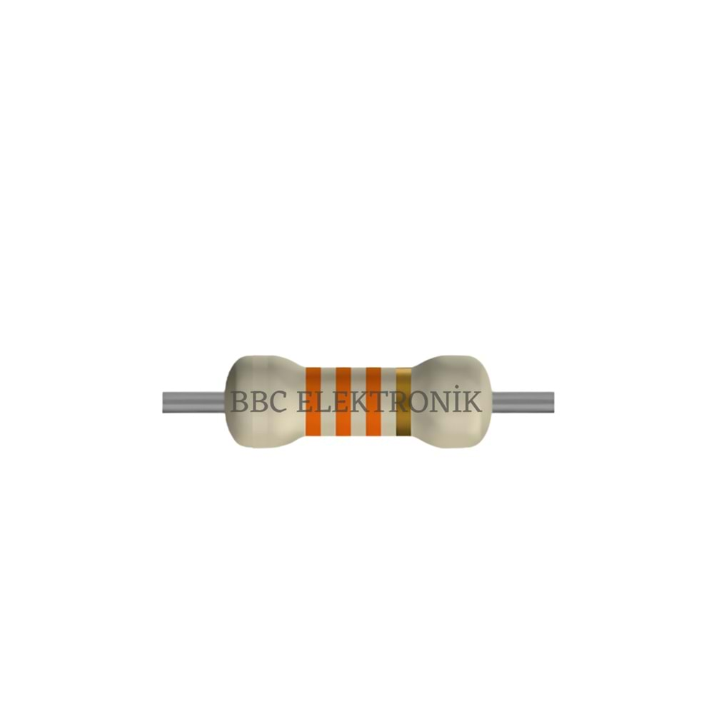 33 KOhm 1 Watt Direnç - Resistor, 33K