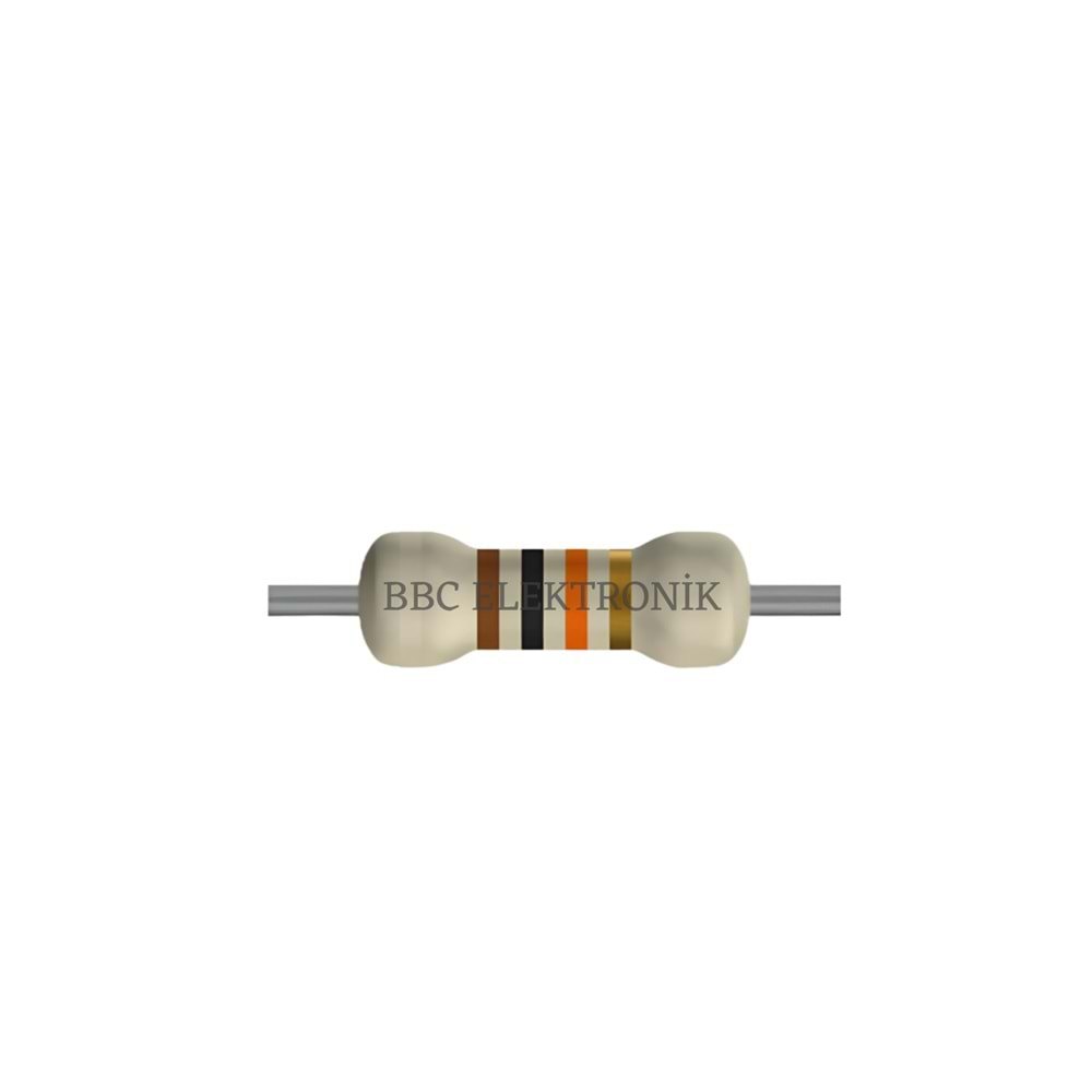 10 KOhm 2 Watt Direnç - Resistor, 10K