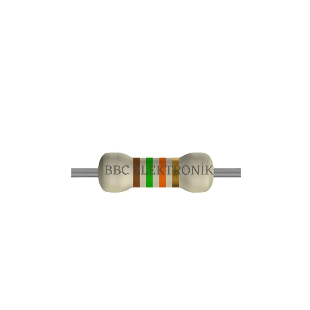 15 KOhm 2 Watt Direnç - Resistor, 15K