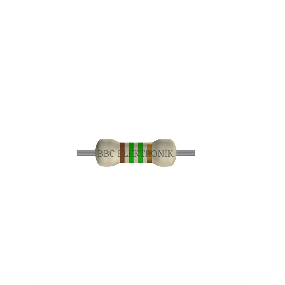 1.5 MOhm 2 Watt Direnç - Resistor, 1M5