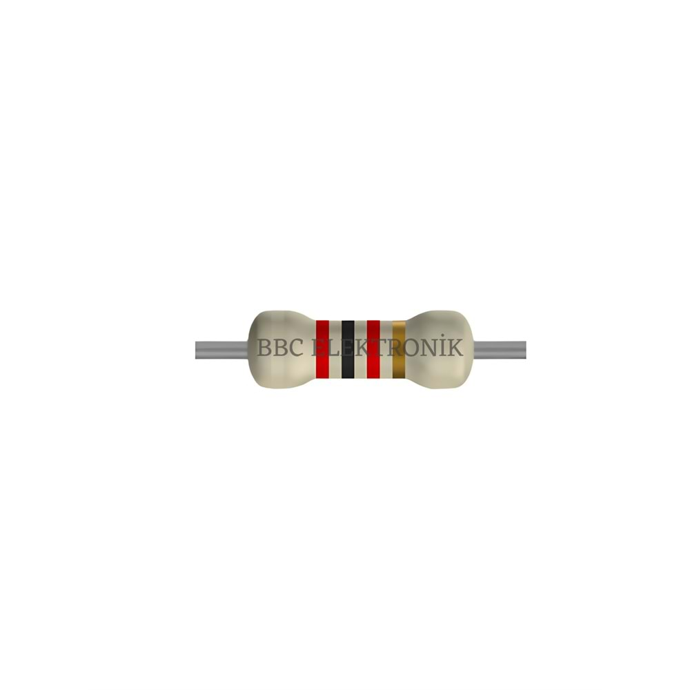 2 KOhm 1 Watt Direnç - Resistor, 2K