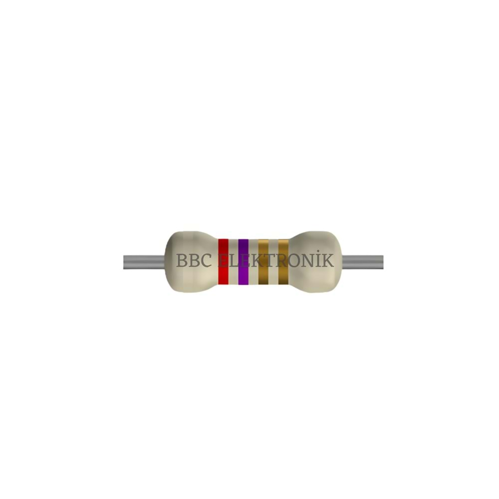 2.7 Ohm 1 Watt Direnç - Resistor, 2R7