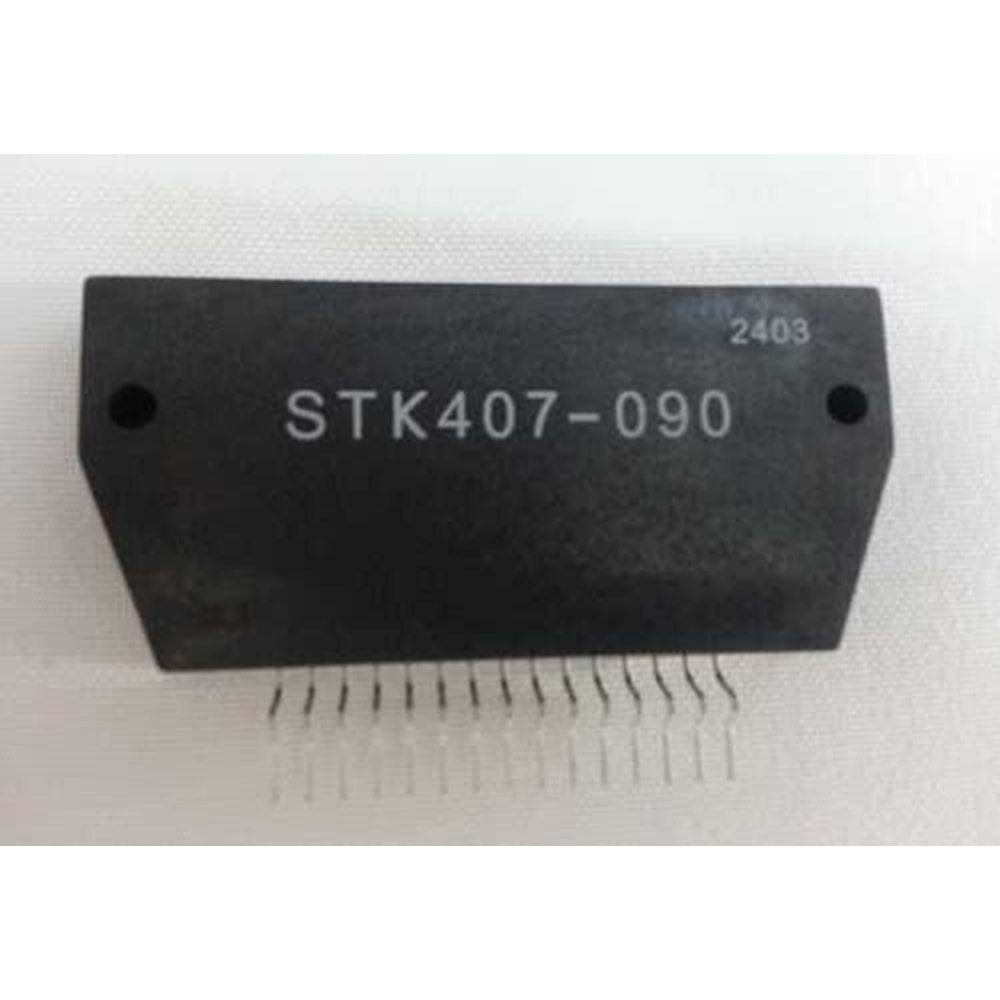 STK407-090 Entegre Integrated circuit (hybrid tec.logy) Dual power audio amplifier 2x90W
