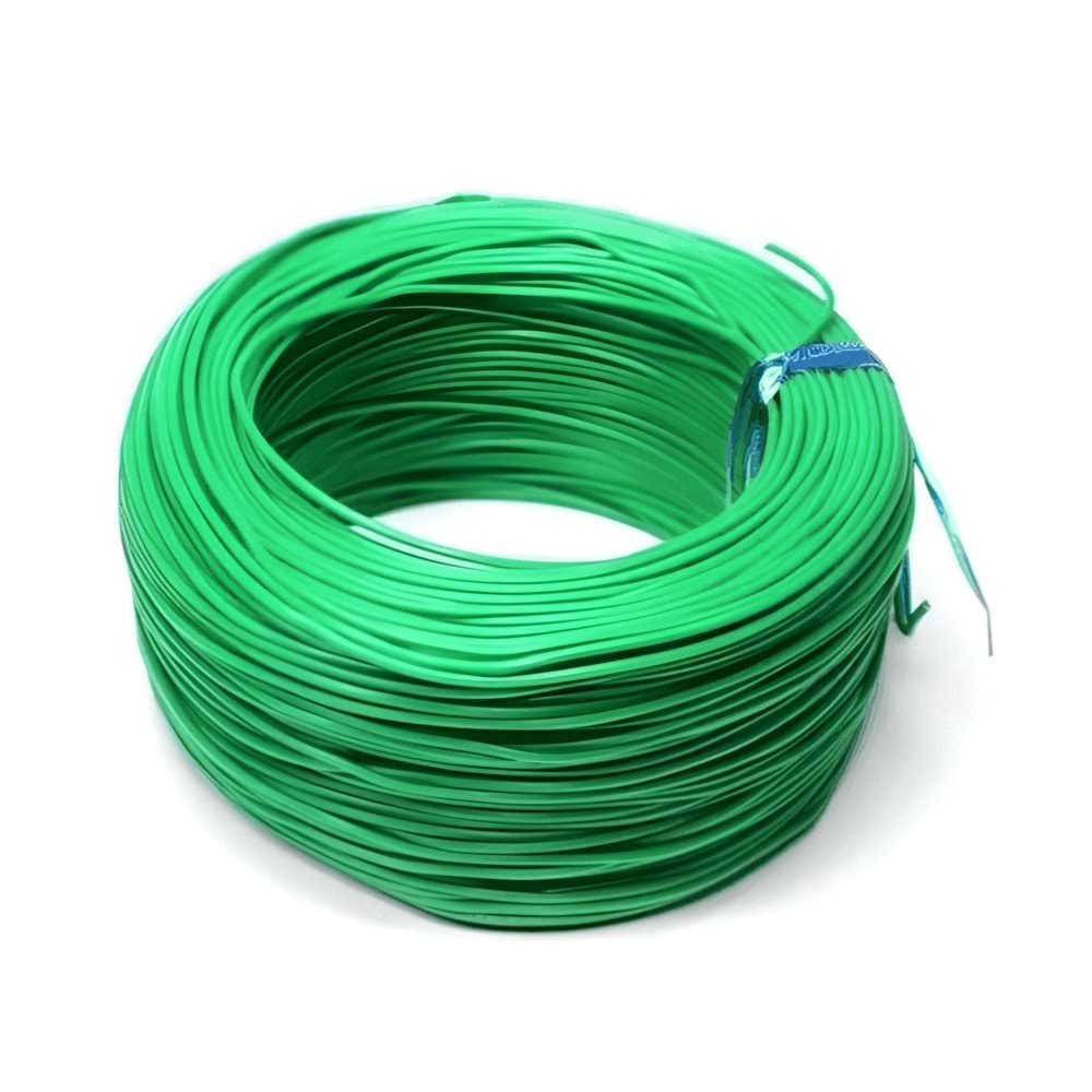 0.34mm NYAF Kablo Çok Damarlı (Yeşil) Hanoğlu