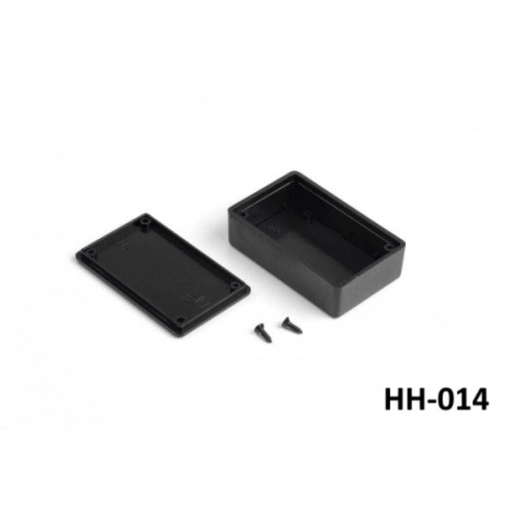 HH-014-A-S Plastik Kutu Etiket Cepsiz El Tipi Siyah (45x72.5x23)
