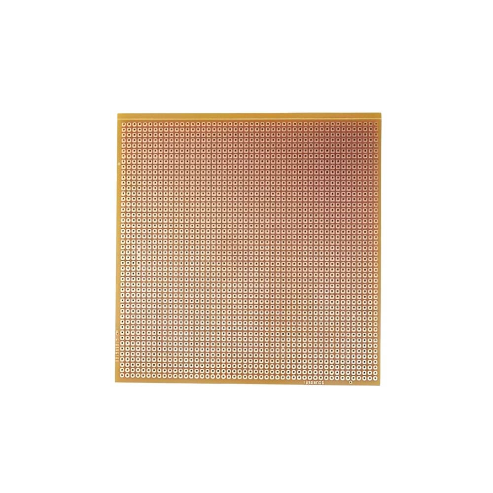 12.5cmX12.5cm Delikli Bakırlı Plaket, Pertinaks