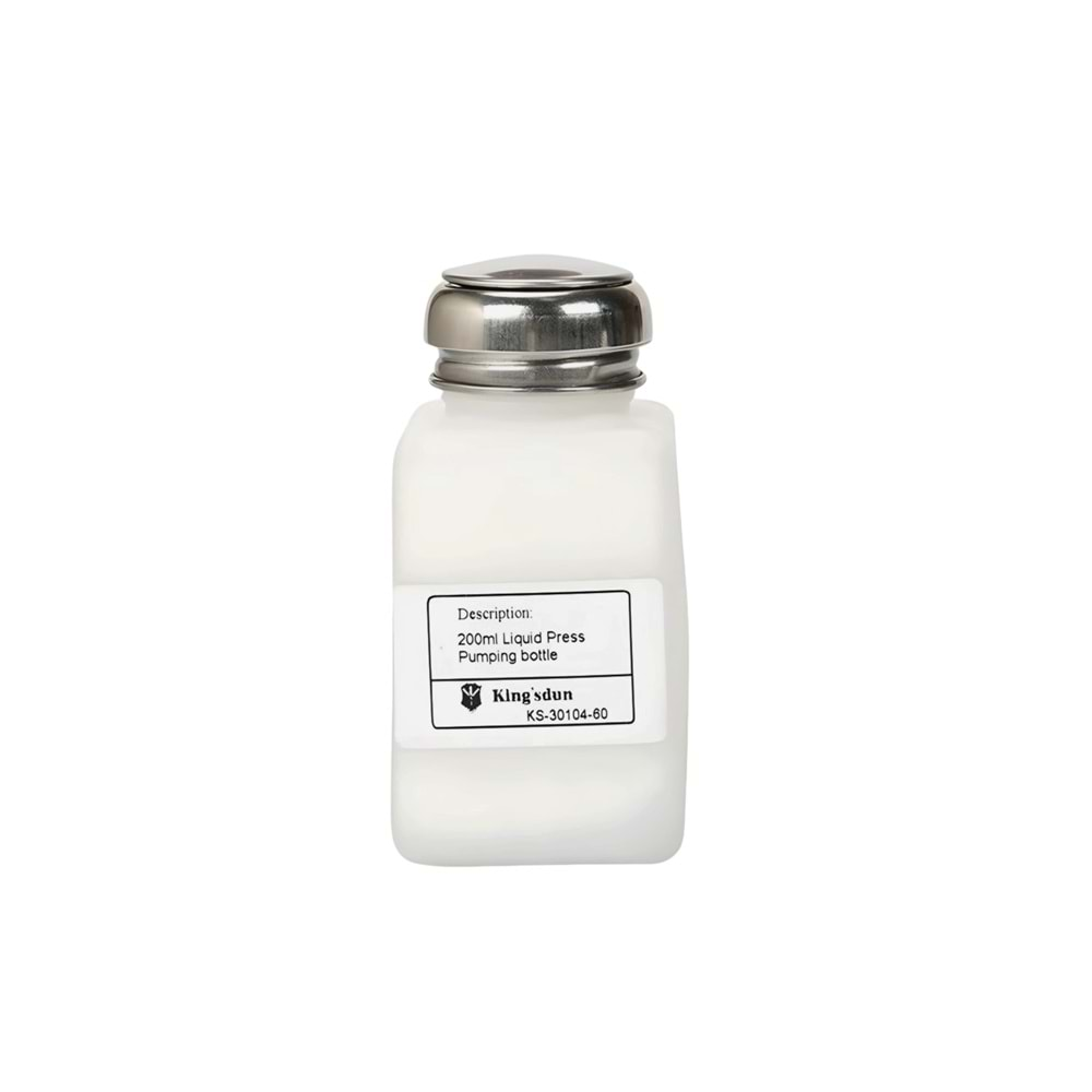 KS 30104-60 Plastik Sıvı Saklama Kabı 200ml Kingsdun