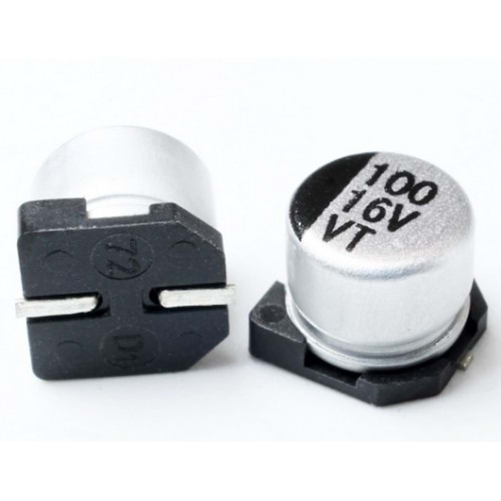 100uf 16 Volt SMD Kondansatör, Kapasitör