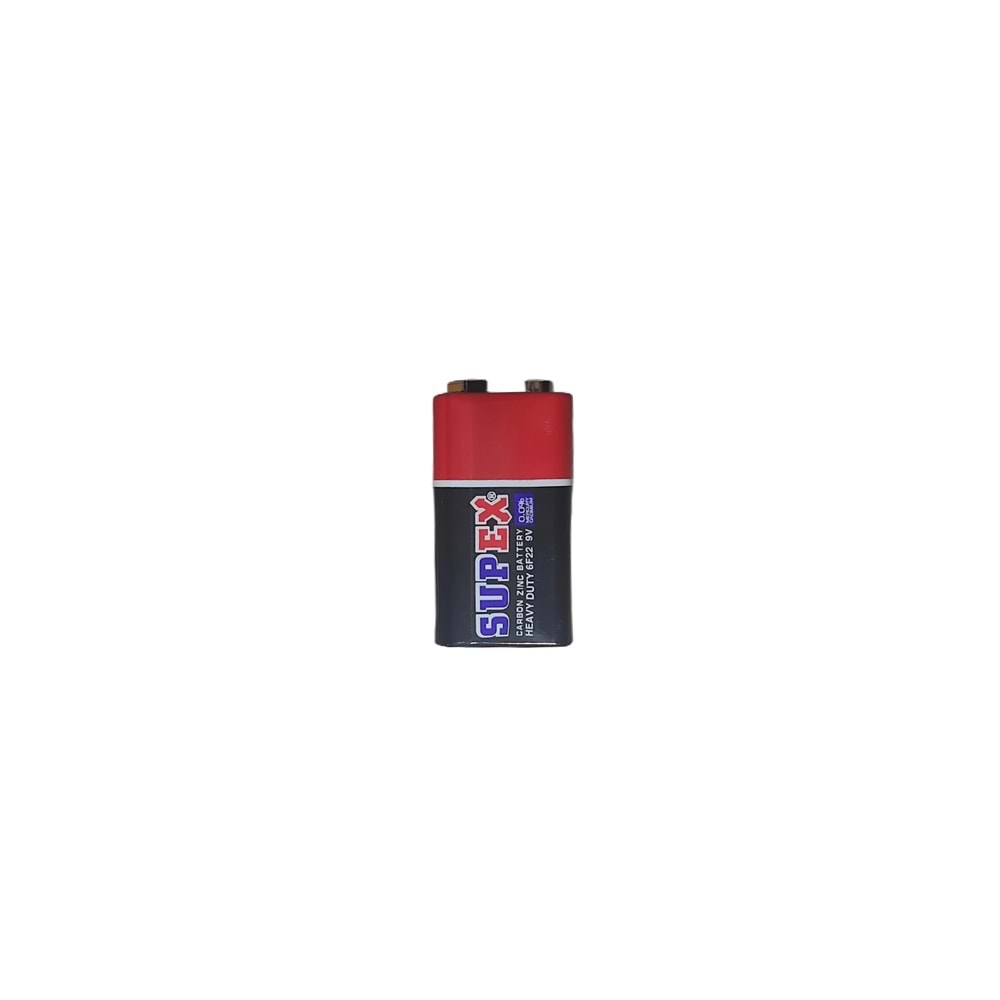 9 Volt Pil Supex