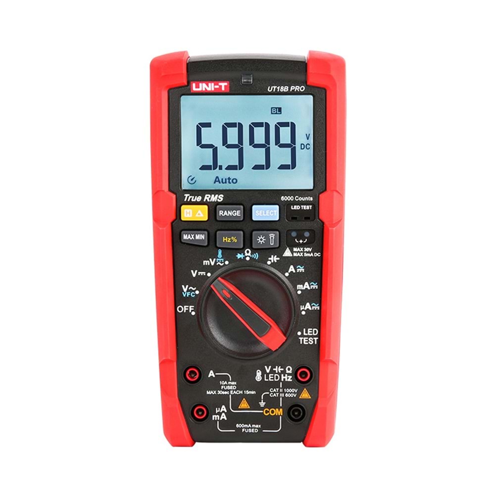 UT18B Pro True RMS Dijital Multimetre UNI-T