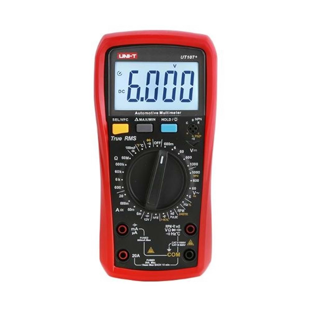 UT107+ Otomotiv Dijital Multimetre UNI-T