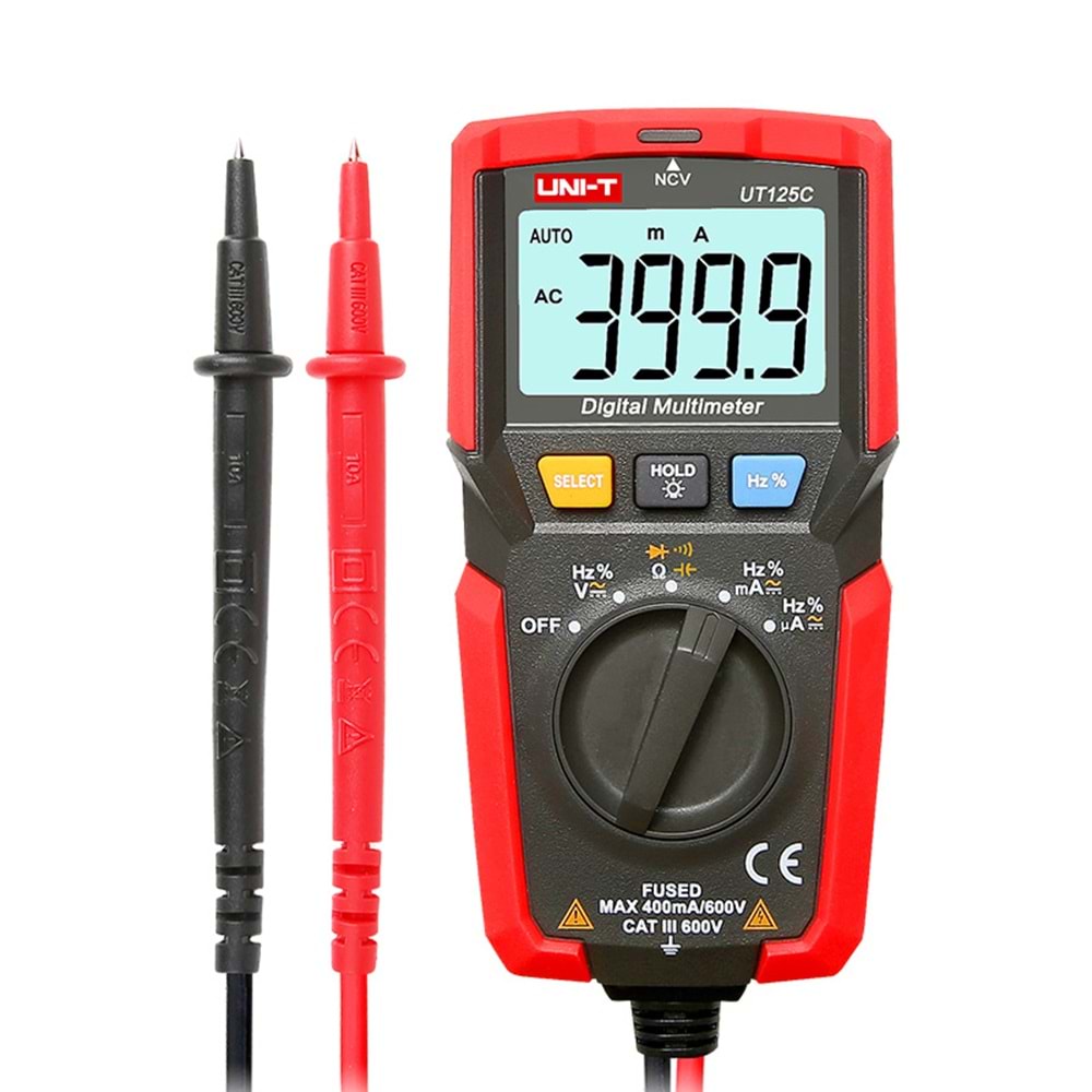 UT125C Cep Tipi Dijital Multimetre UNI-T
