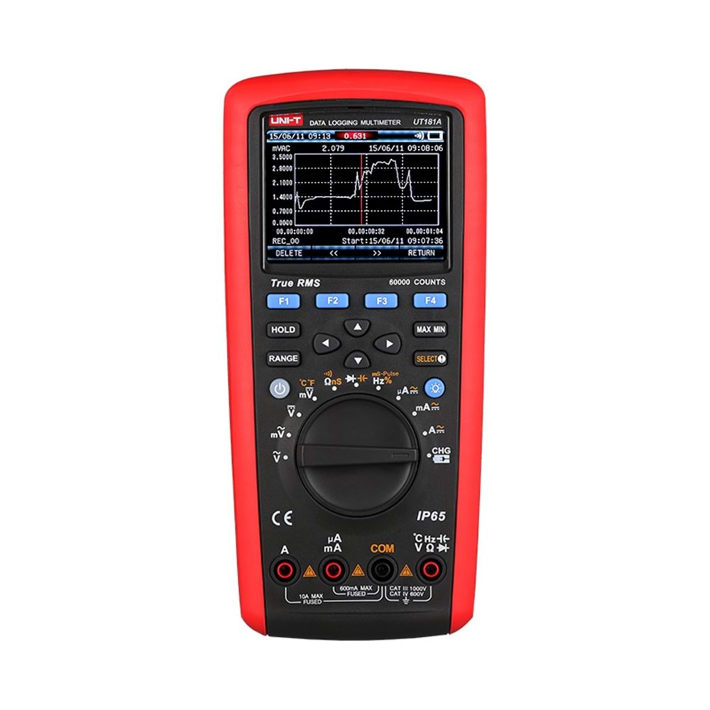 UT181A Veri Kaydedici True RMS Dijital Multimetre