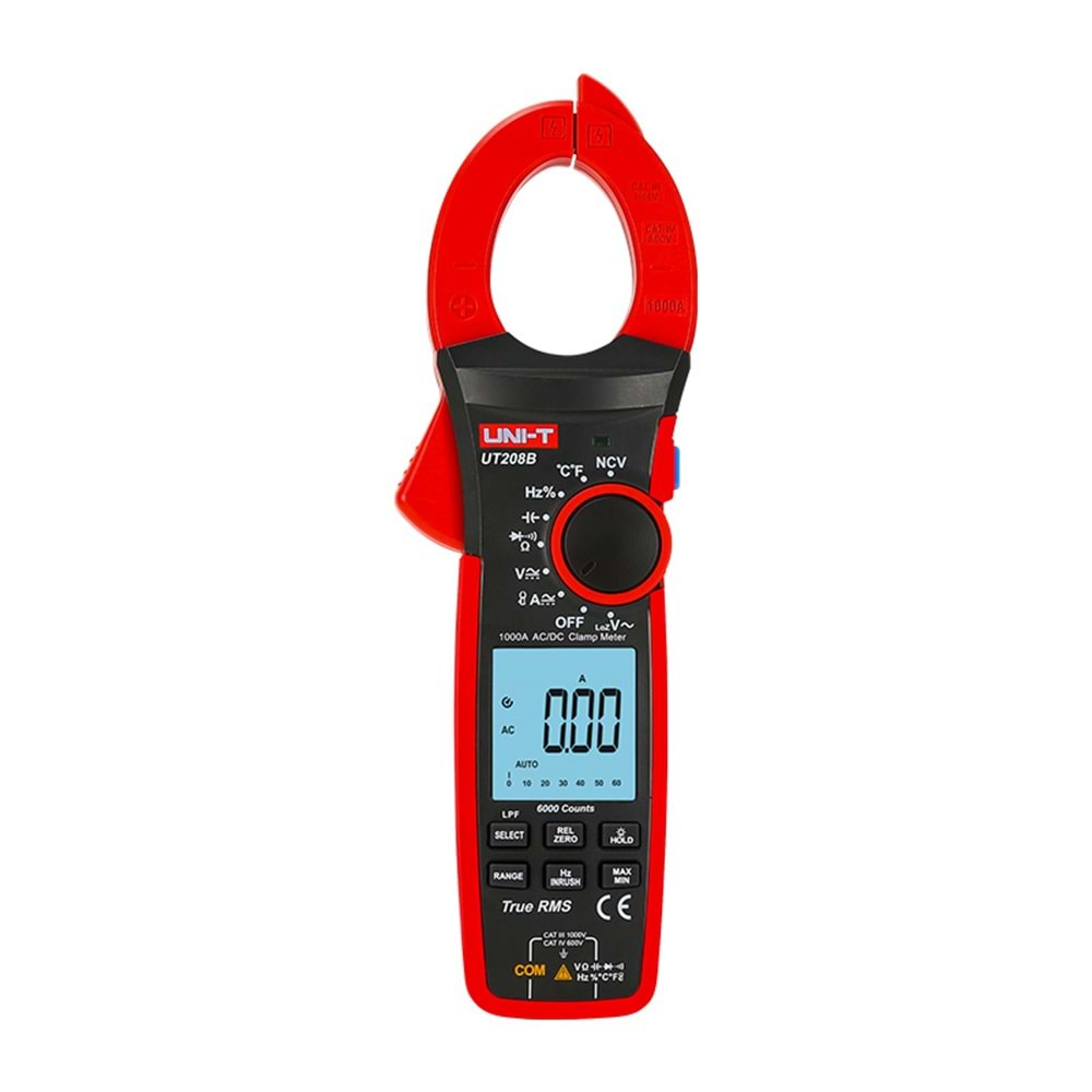 UT208B 1000A AC/DC True RMS Dijital Pens Ampermetre UNI-T