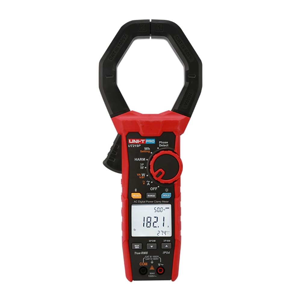 UT256B 200A AC/DC True RMS Açık Ağızlı Dijital Pens Ampermetre UNI-T