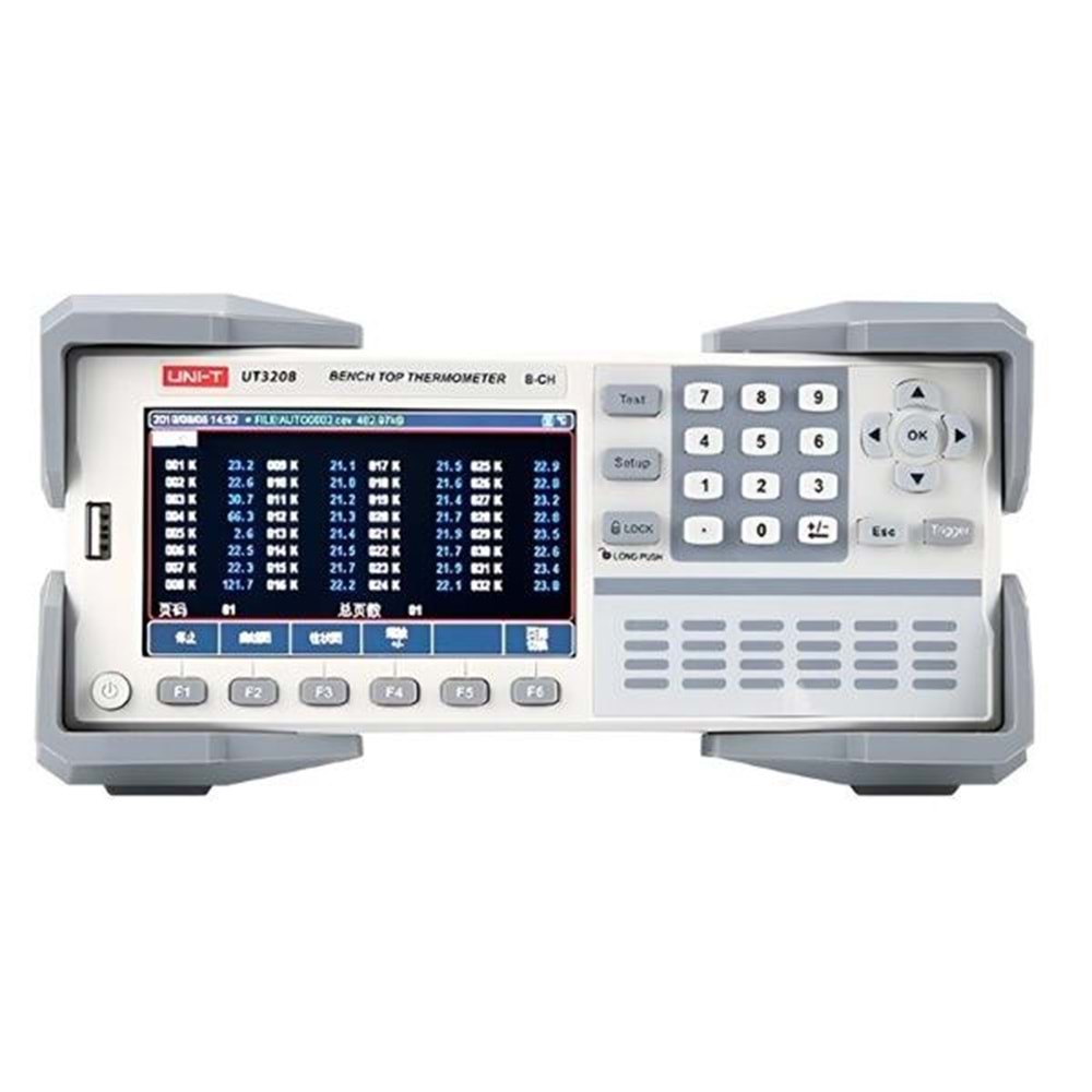 UT3208+ 8 Kanallı Dijital Sıcaklık Kaydedicisi (Datalogger) UNI-T
