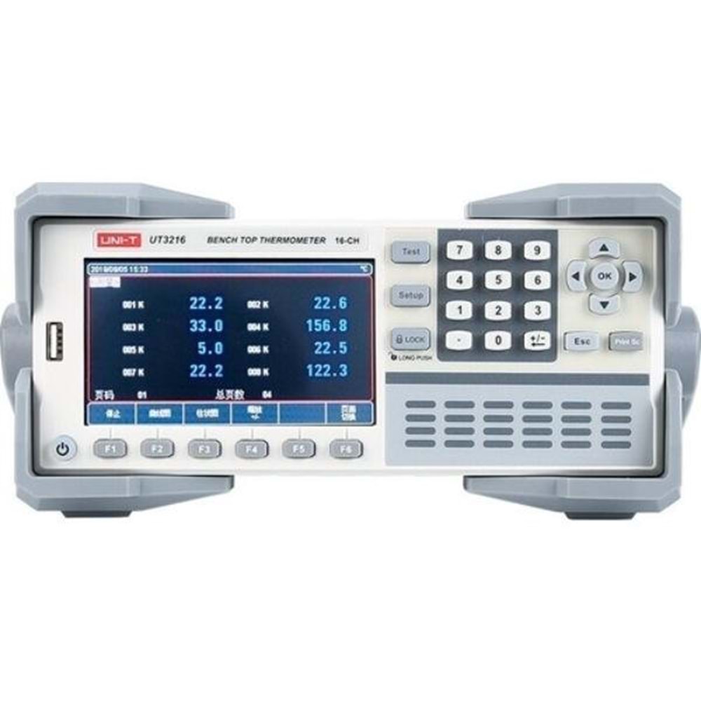 UT3216 16 Kanallı Dijital Sıcaklık Kaydedicisi (Datalogger) UNI-T