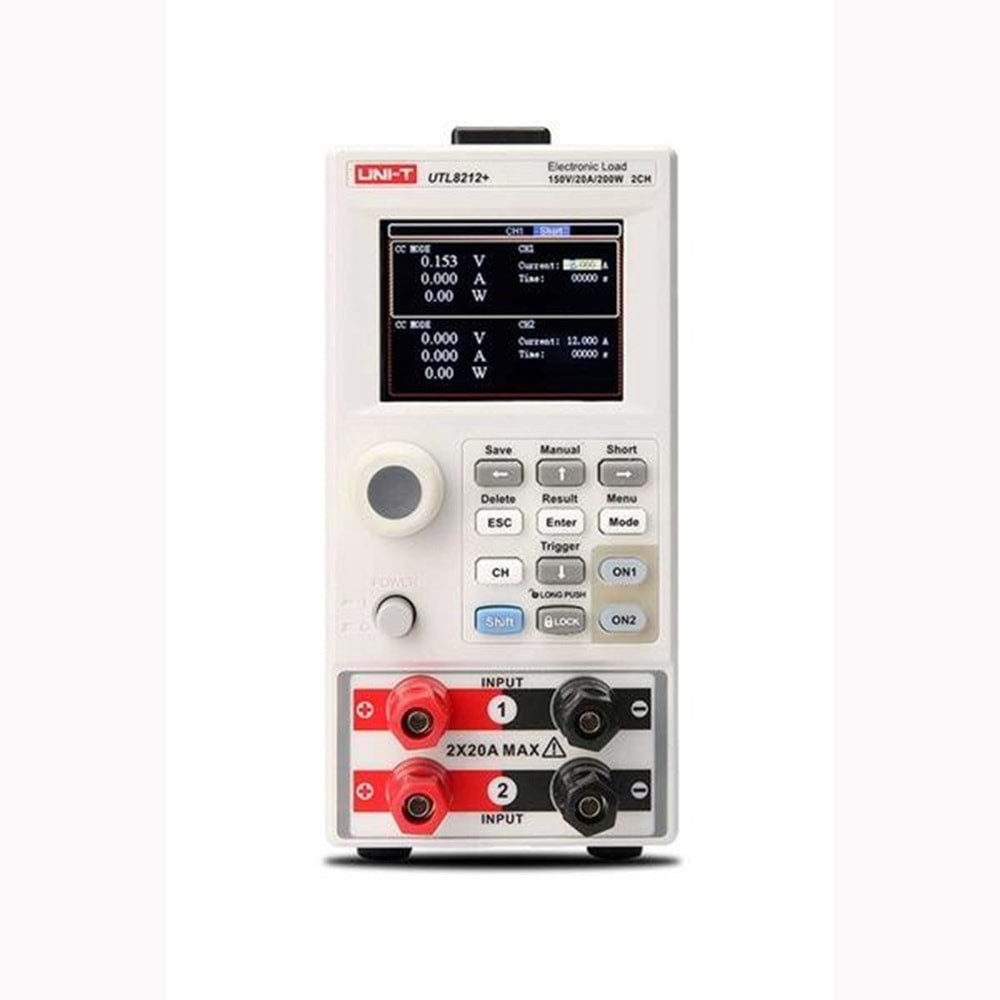 UTL8212+ 20 Amper Yüksek Hassasiyetli DC Elektronik Yük Test Cihazı UNI-T
