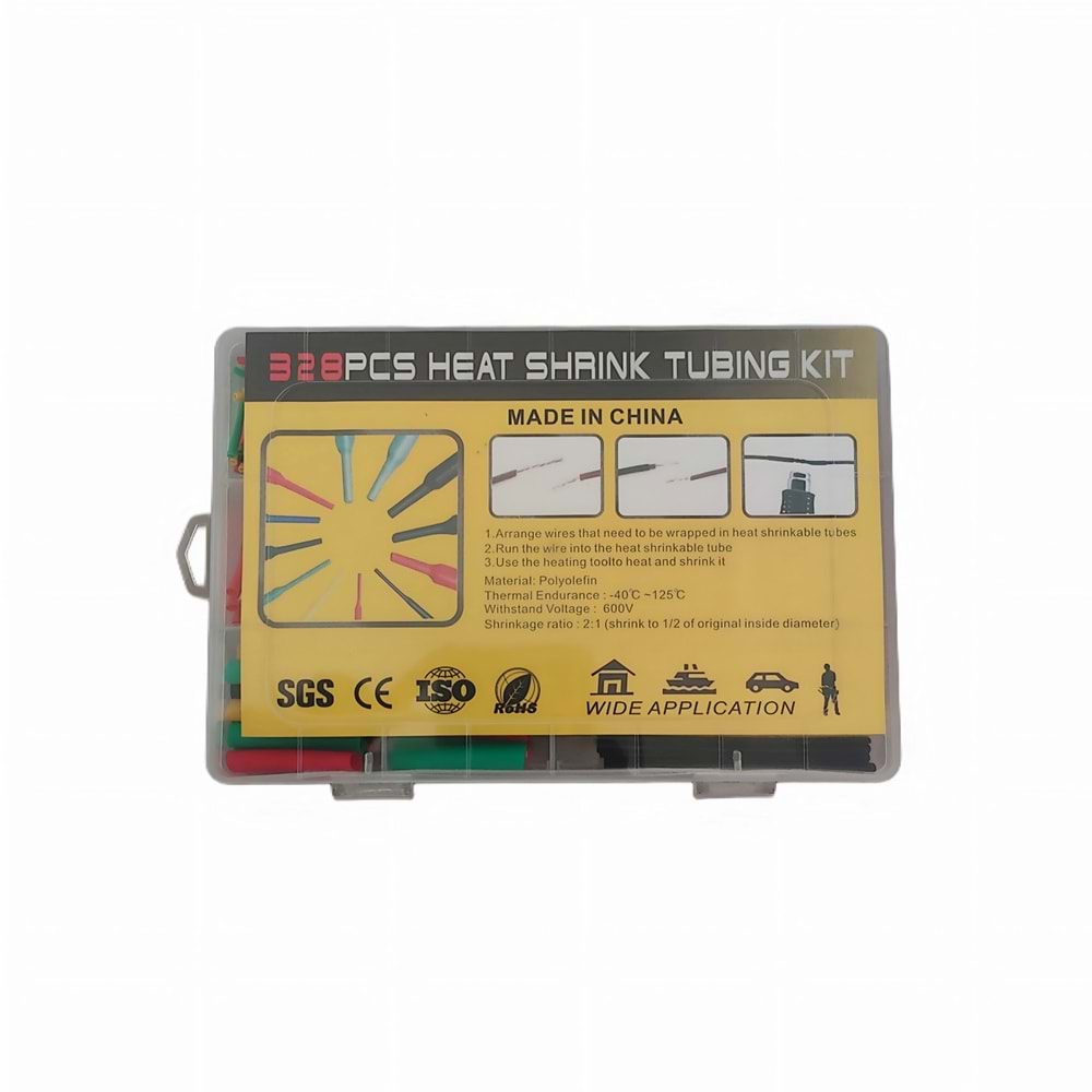 328 Çeşit Renkli Makaron Seti Kutulu